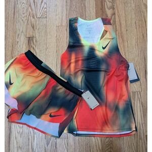 Nike AeroSwift Elite Entry ADV Running Singlet & Shorts Set HJ3380-736 Sz. XL
